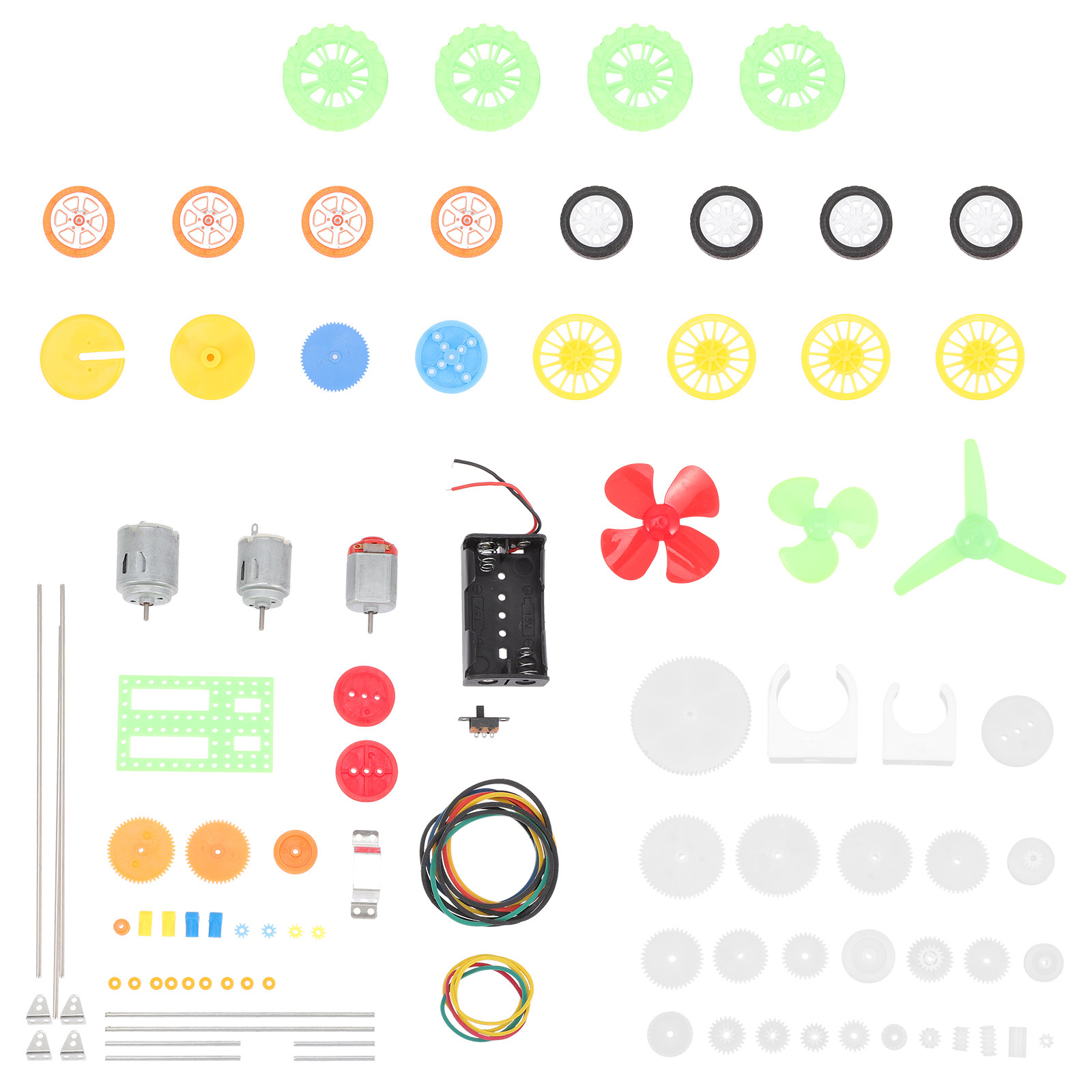 112Pcs Dc Motor Gear Kit Plast - огляд і ціна Science Project Kit