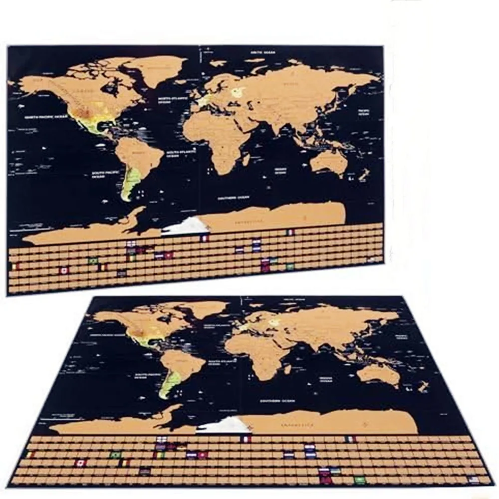 New Deluxe Travel Scratch Worl - огляд і ціна Star Map Poster