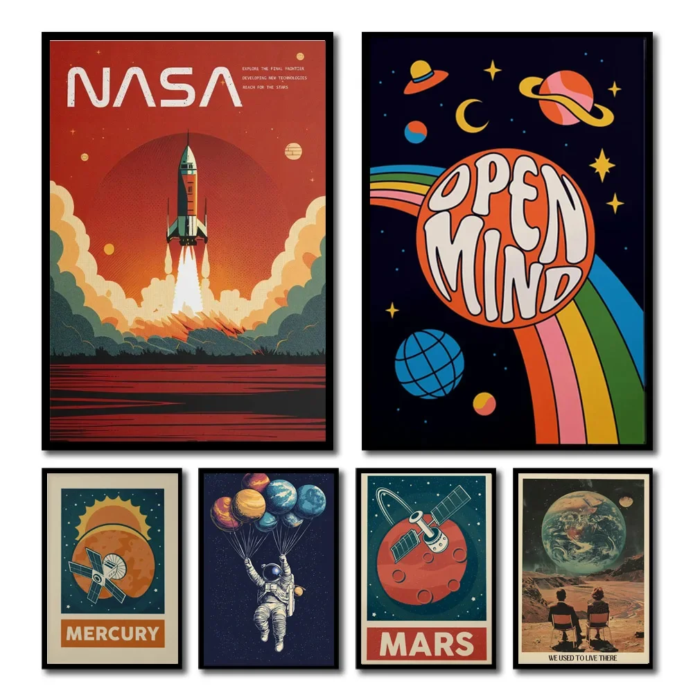 1pc Retro Solar System Planet  - огляд і ціна Star Map Poster