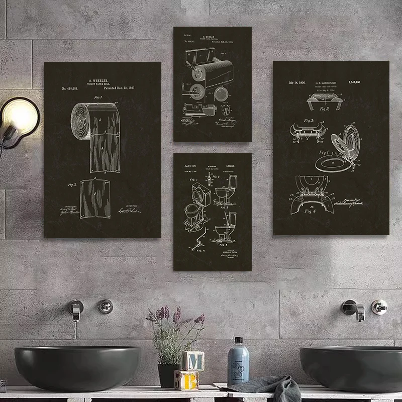 Modern Toilet Paper Blueprint  - огляд і ціна Star Map Poster