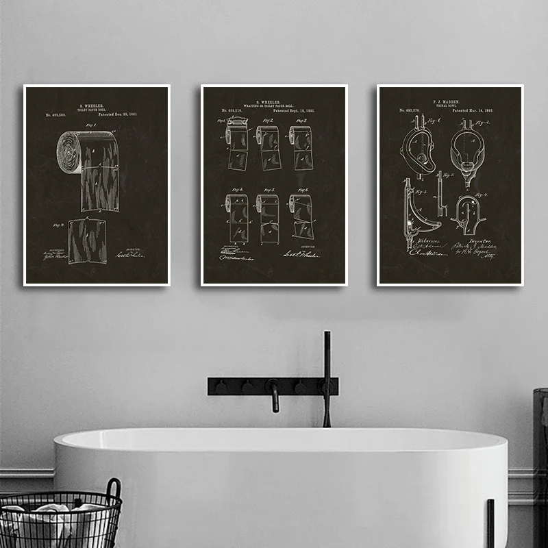 Modern Toilet Paper Blueprint  - огляд і ціна Star Map Poster
