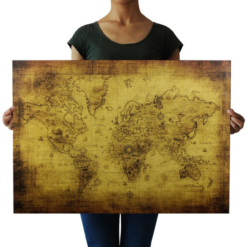 Large 72.5X51.5cm Vintage The  - огляд і ціна Star Map Poster